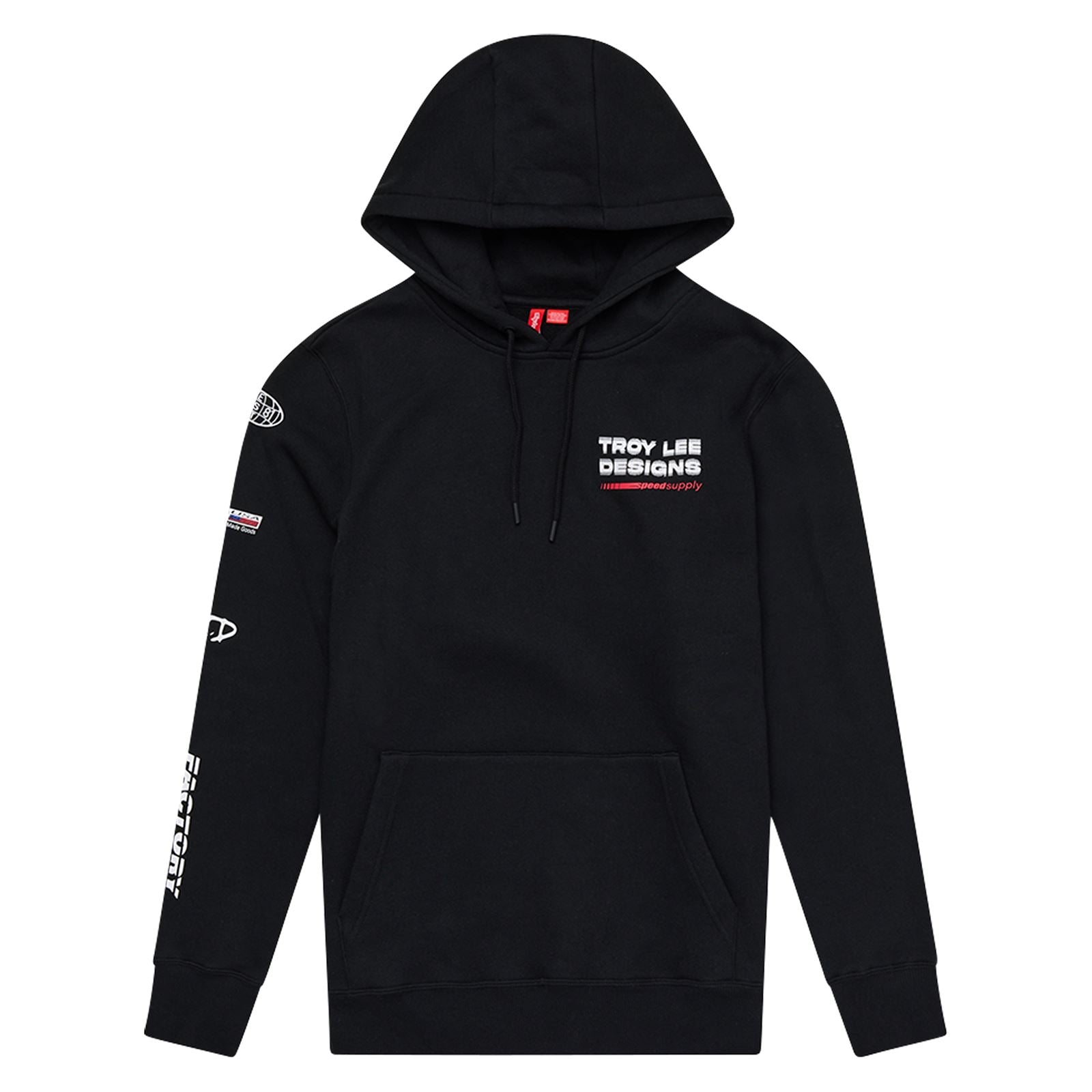 Troy Lee Designs Spring 2025 MX Factory Hoodie Black